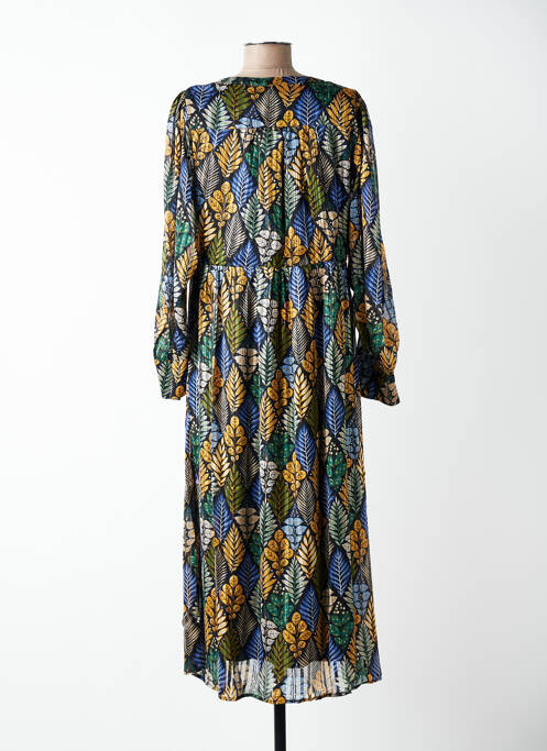 Robe longue manches longues manches longues vert MOLLY BRACKEN femme