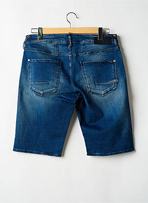 Short fermeture zippée sous rabat boutonné taille normale bleu LE TEMPS DES CERISES homme