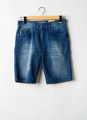Short fermeture zippée sous rabat boutonné taille normale bleu MCLASSICS homme