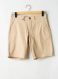 Bermuda tissage popeline taille normale beige CAMBRIDGE homme