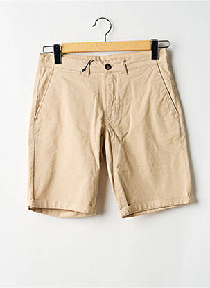 Bermuda tissage popeline taille normale beige CAMBRIDGE homme