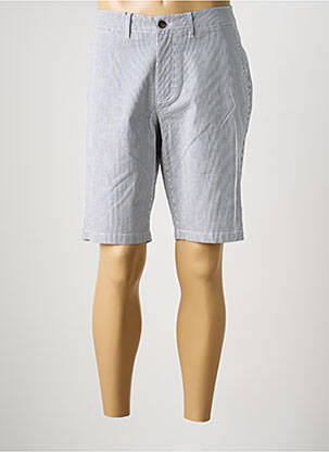 Bermuda tissage popeline taille normale blanc CAMBRIDGE homme