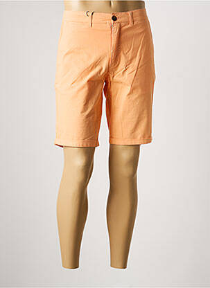 Bermuda tissage popeline taille normale orange CAMBRIDGE homme