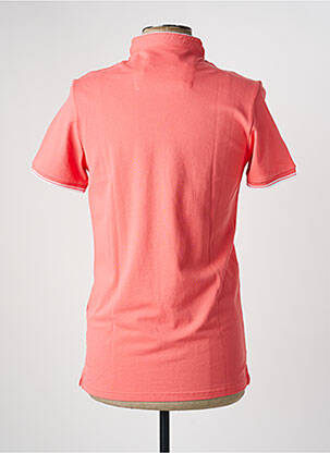 Polo stretch manches courtes rose CAMBRIDGE homme