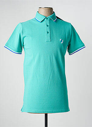 Polo stretch manches courtes vert CAMBRIDGE homme