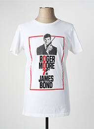 T-shirt stretch manches courtes blanc HERO SEVEN homme