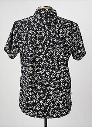 Chemise manches courtes imprimé fantaisie noir LE TEMPS DES CERISES garçon