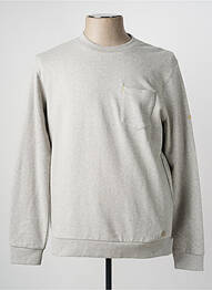 Sweat-shirt stretch manches longues gris BILLYBELT homme