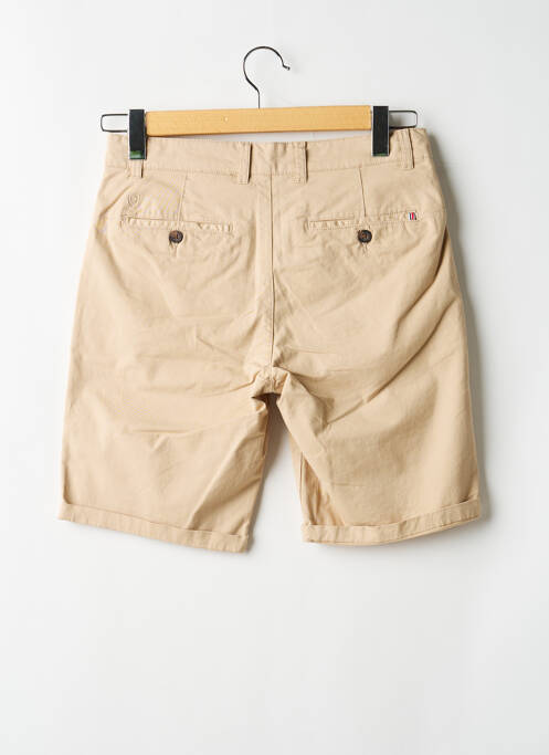 Bermuda tissage popeline taille normale beige CAMBRIDGE homme