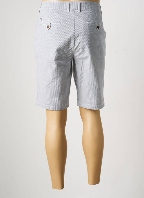 Bermuda tissage popeline taille normale blanc CAMBRIDGE homme