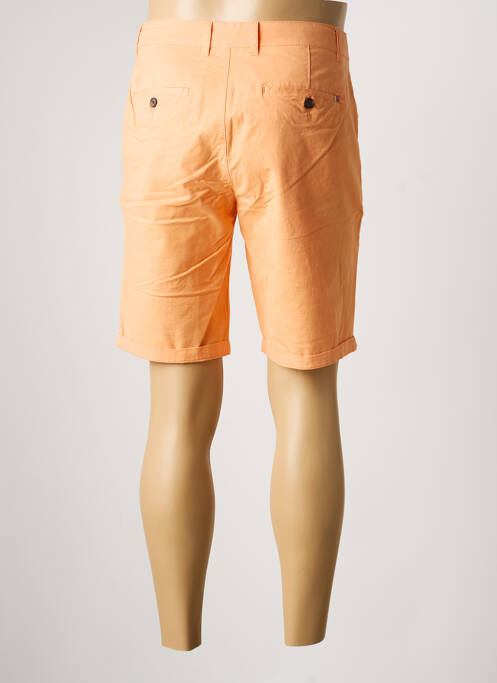 Bermuda tissage popeline taille normale orange CAMBRIDGE homme