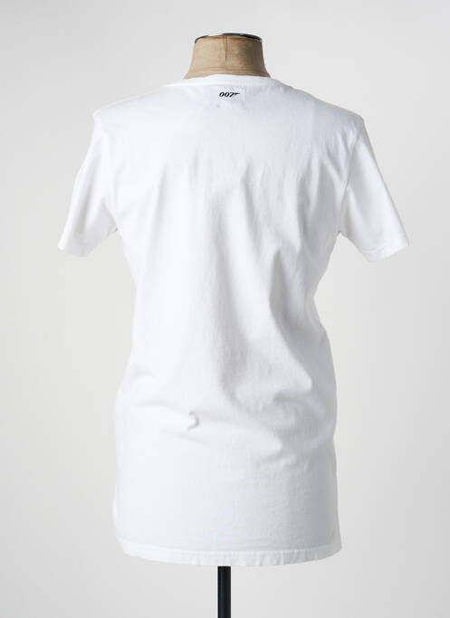 T-shirt stretch manches courtes blanc HERO SEVEN homme