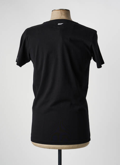 T-shirt stretch manches courtes noir HERO SEVEN homme