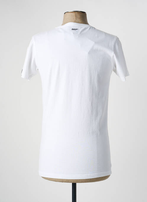 T-shirt coupe cintrée manches courtes blanc HERO SEVEN homme