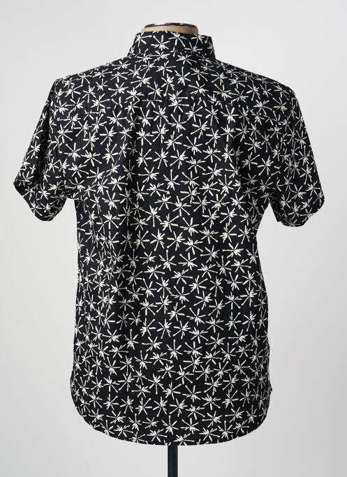 Chemise manches courtes imprimé fantaisie noir LE TEMPS DES CERISES garcon