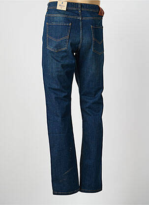 Jeans coupe droite fermeture zippée sous rabat boutonné taille normale bleu MCLASSICS homme