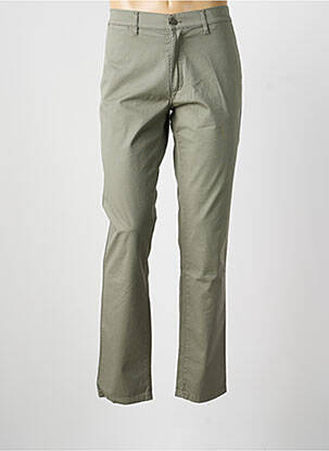 Pantalon chino poches taille normale vert LCDN homme