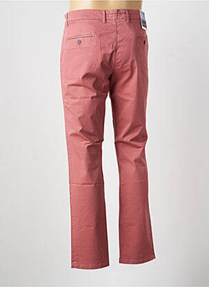 Pantalon chino tissage popeline taille normale rose LCDN homme