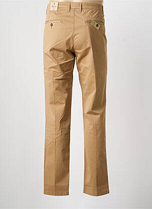 Pantalon chino tissage popeline taille normale marron MCLASSICS homme