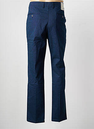 Pantalon chino tissage popeline taille normale bleu LCDN homme