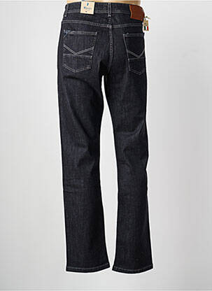 Jeans coupe droite fermeture zippée sous rabat boutonné taille normale noir MCLASSICS homme