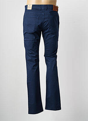 Pantalon slim tissage popeline taille normale bleu MCLASSICS homme