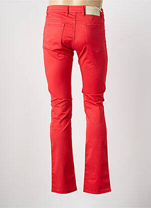Jeans coupe slim poches taille normale rouge TELERIA ZED homme