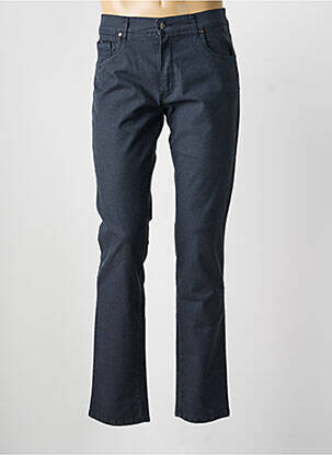Pantalon slim tissage popeline taille normale noir LCDN homme