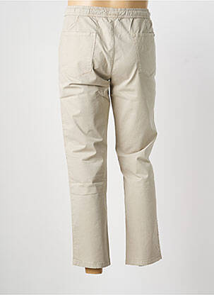 Pantalon slim tissage popeline taille normale beige LCDN homme