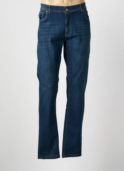 Jeans coupe droite tissage brut taille normale bleu MCLASSICS homme