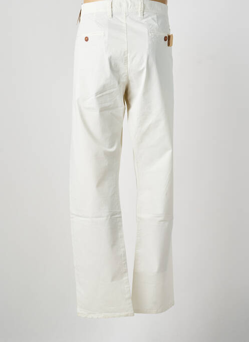 Pantalon chino tissage popeline taille normale beige MCS homme