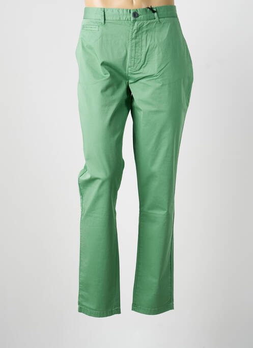 Pantalon chino tissage popeline taille normale vert HERO SEVEN homme