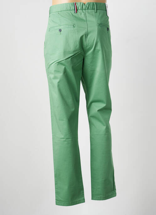 Pantalon chino tissage popeline taille normale vert HERO SEVEN homme