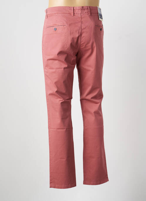 Pantalon chino tissage popeline taille normale rose LCDN homme