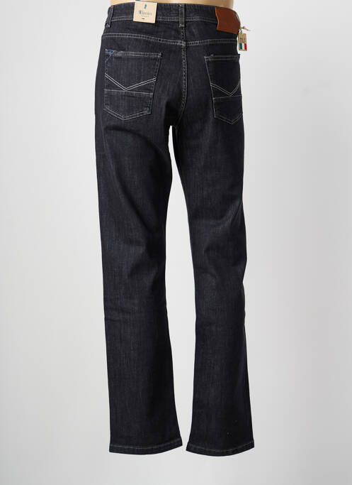 Jeans coupe droite tissage brut taille normale noir MCLASSICS homme