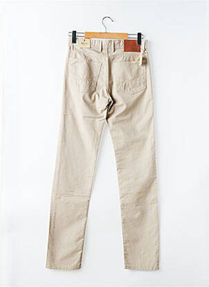 Jeans coupe slim poches taille normale beige MCLASSICS homme