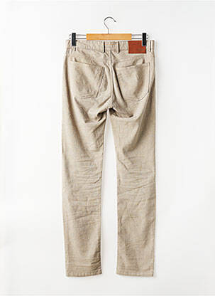 Jeans coupe slim poches taille normale marron MCLASSICS homme