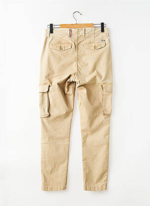 Pantalon cargo slim taille normale beige HERO SEVEN homme
