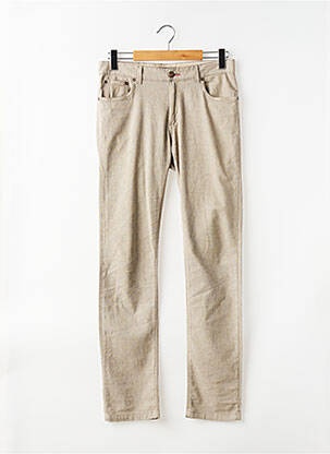 Jeans coupe slim poches taille normale marron MCLASSICS homme