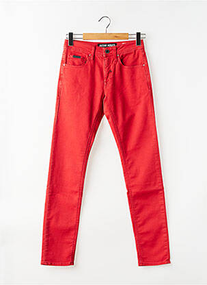 Jeans coupe slim poches taille normale rouge ANTONY MORATO homme