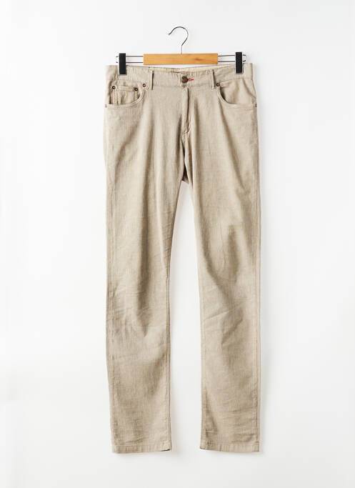 Jeans coupe slim poches taille normale marron MCLASSICS homme