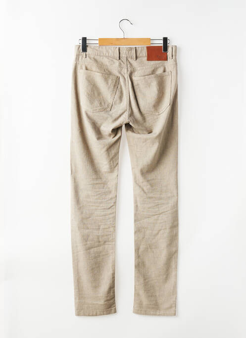 Jeans coupe slim poches taille normale marron MCLASSICS homme