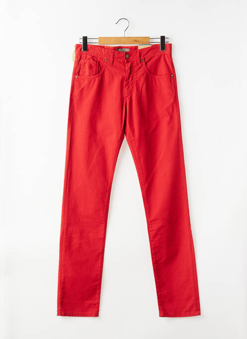 Jeans coupe slim poches taille normale orange MCLASSICS homme