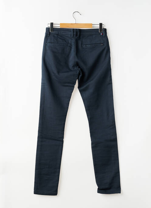 Pantalon chino stretch taille basse bleu LE TEMPS DES CERISES homme