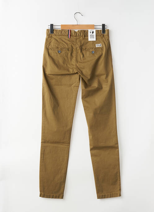 Pantalon chino tissage popeline taille normale vert HERO SEVEN homme