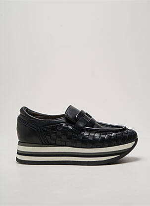 Baskets semelle amovible talon de 4 à 6cm noir SOFTWAVES femme