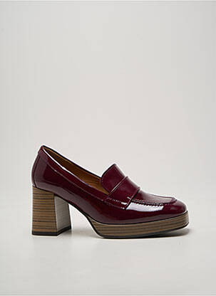 Mocassins matière lisse talon de 7 à 9cm violet GABOR femme