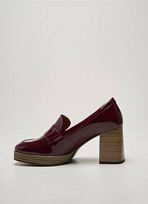 Mocassins matière lisse talon de 7 à 9cm violet GABOR femme