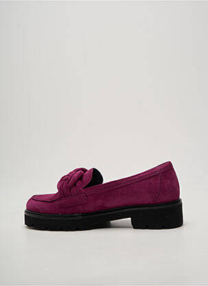 Mocassins bout rond talon plat jusqu'à 3cm violet GABOR femme