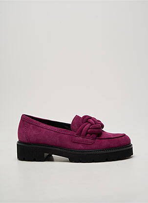 Mocassins bout rond talon plat jusqu'à 3cm violet GABOR femme